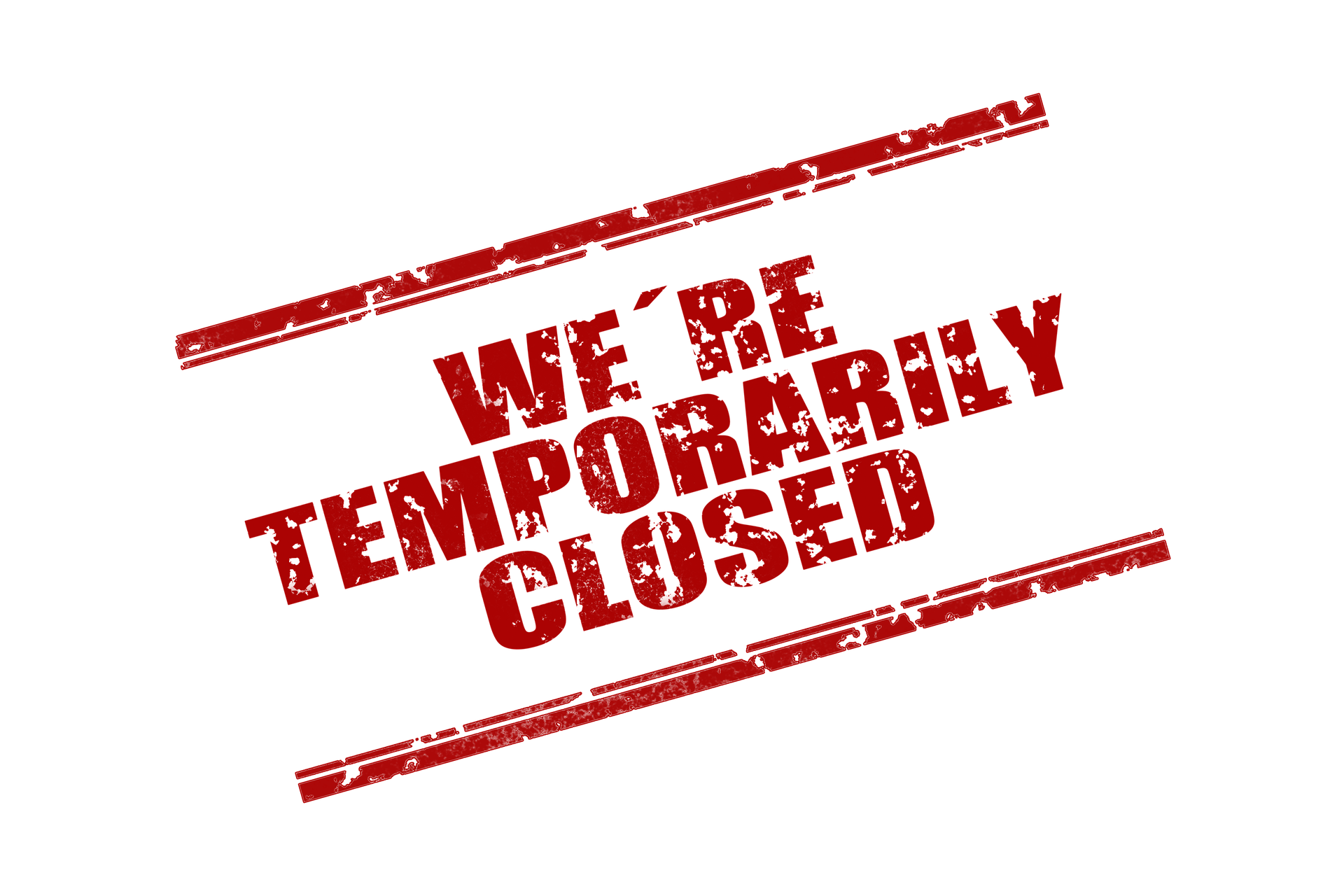 Stamp We are temprorarily closed. Image by Gerd Altmann from Pixabay