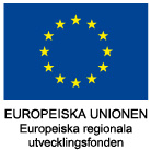 Logga Europeiska Unionen regional utvecklingsfonden
